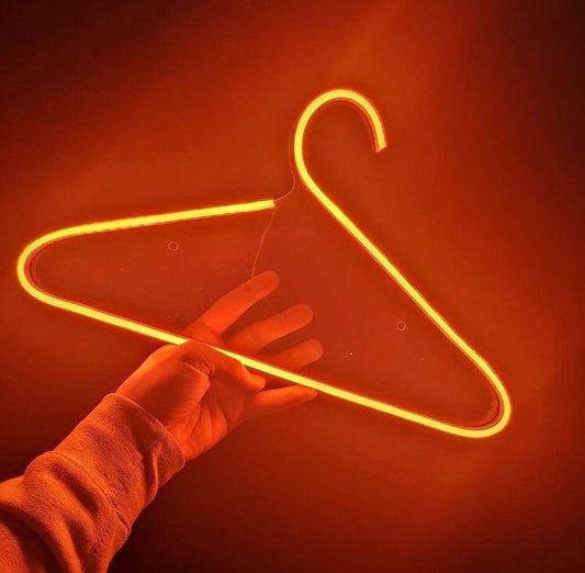 Coat Hanger LED Neon Sign