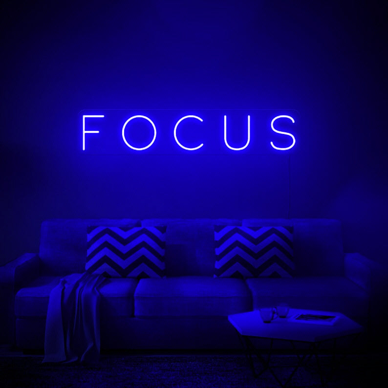 Focus LED Neon Sign
