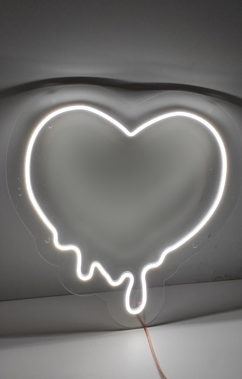 Melting Heart LED Neon Sign