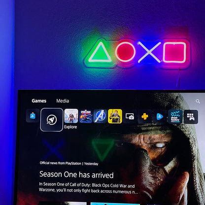 Playstation LED Neon Sign