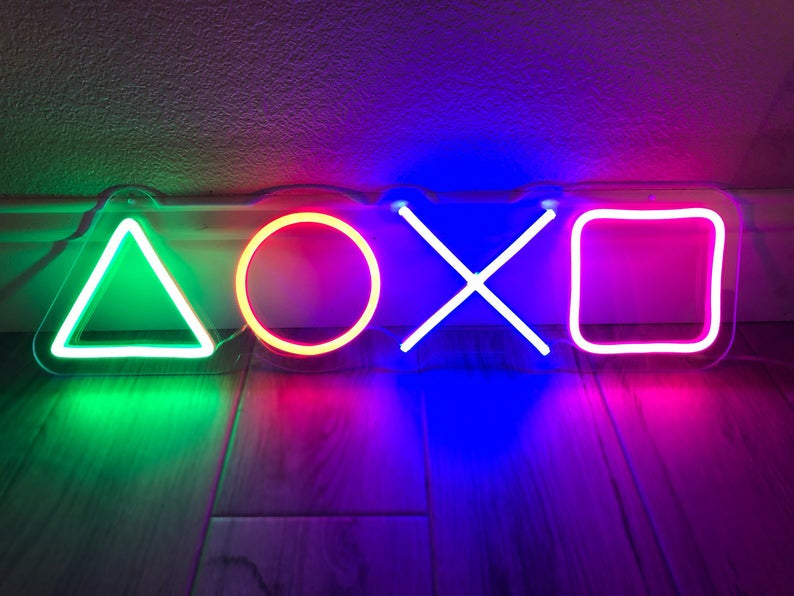 Playstation LED Neon Sign