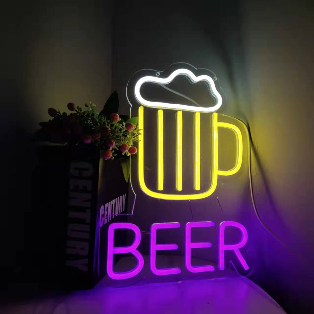 Beer LED neon sign for a home bar by Neon Punk