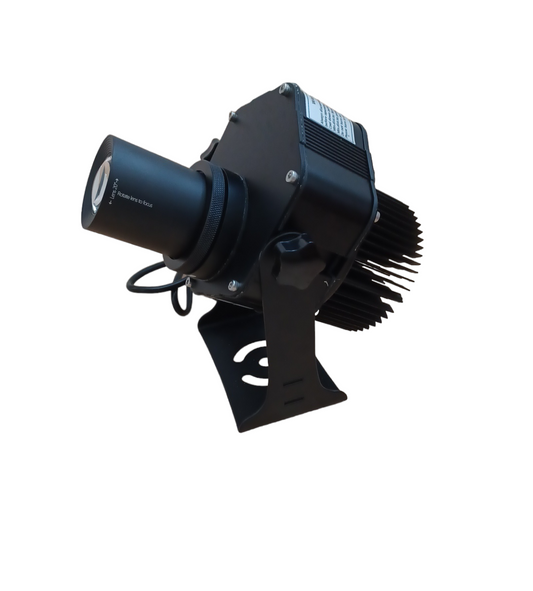 Neon Punk outdoor GOBO logo projector for Halloween venue branding