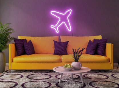 Airplane LED Neon Sign