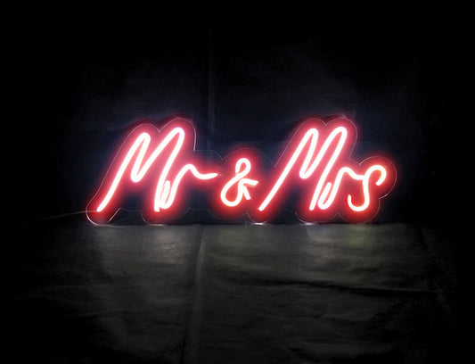 Mr & Mrs LED Neon Sign