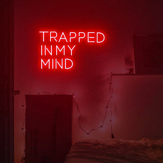 Trapped in my mind LED Neon Sign